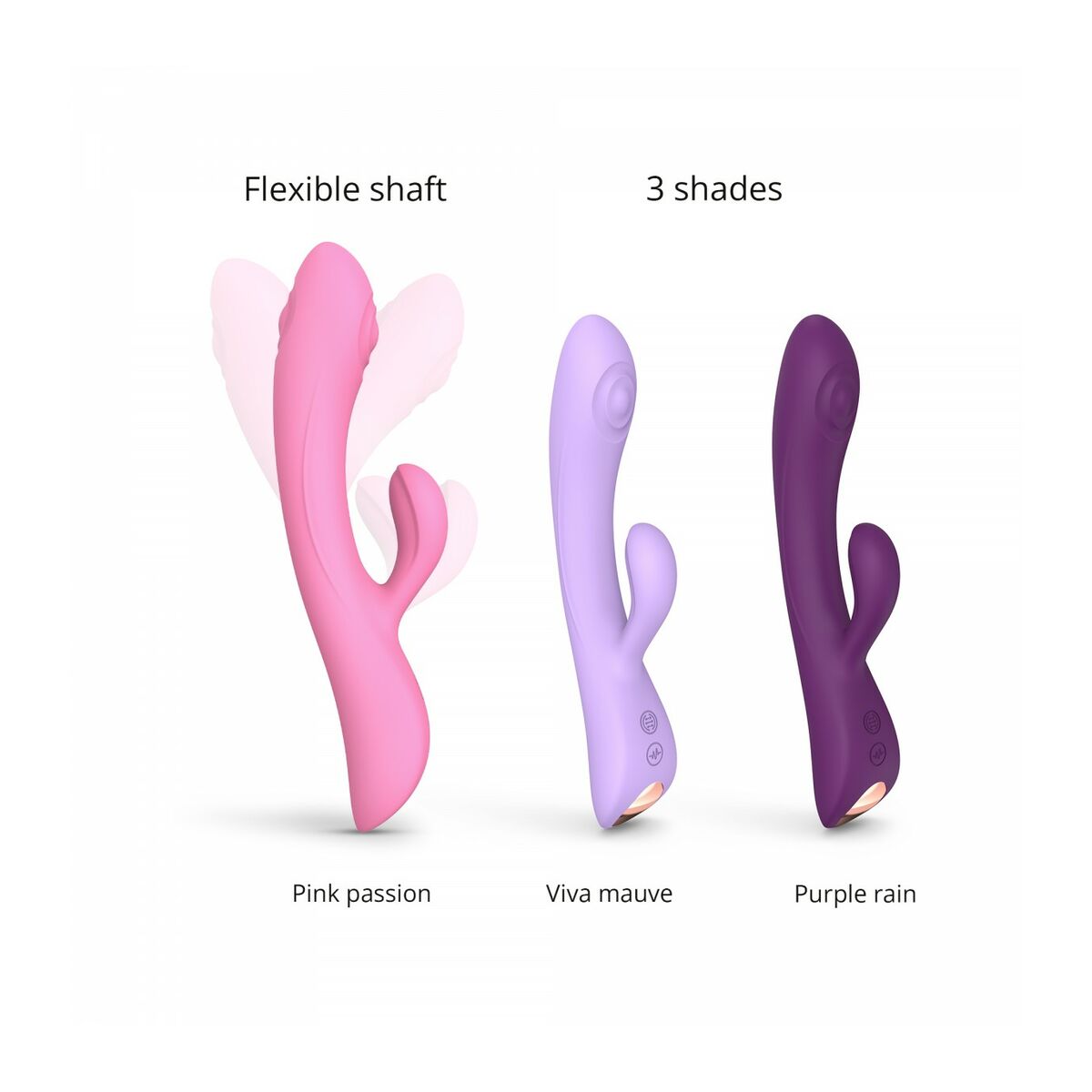 Dubbelvibrator Dual Stimulation Vibe Love to Love Rosa - 4
