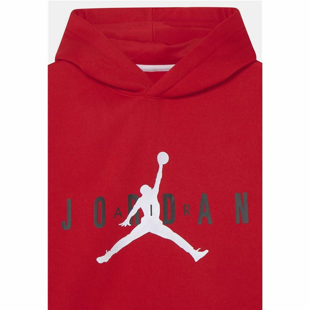 Tröja med huva Unisex Nike Jordan Jumpman Little Röd - 3