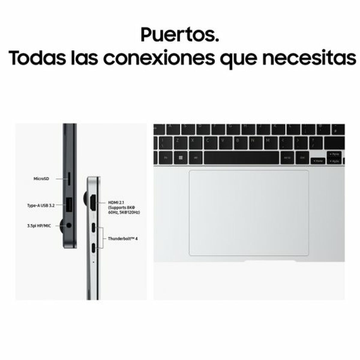 Bärbar dator Samsung Galaxy Book4 Pro 16 NP960XGK-KG1ES 16" Intel Evo Core Ultra 7 155H 16 GB RAM 512 GB SSD - 6