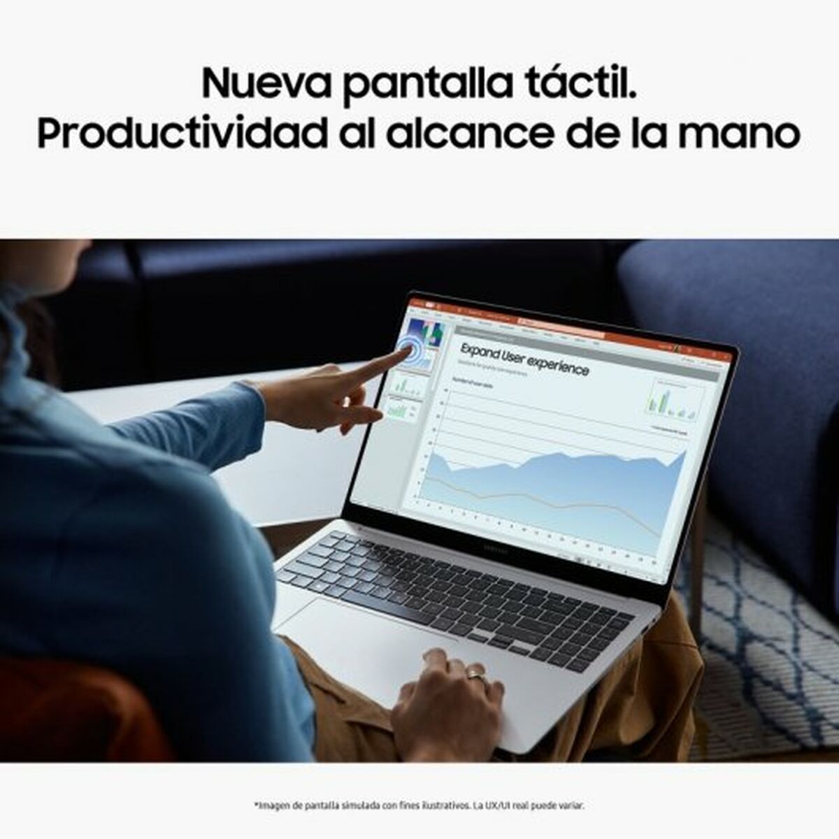 Bärbar dator Samsung Galaxy Book4 Pro 16 NP960XGK-KG1ES 16" Intel Evo Core Ultra 7 155H 16 GB RAM 512 GB SSD - 5
