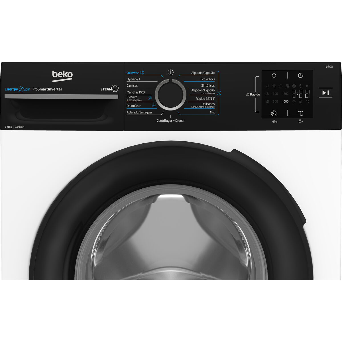 Tvättmaskin BEKO BM3WFSU38213 60 cm 1200 rpm 8 kg - 2