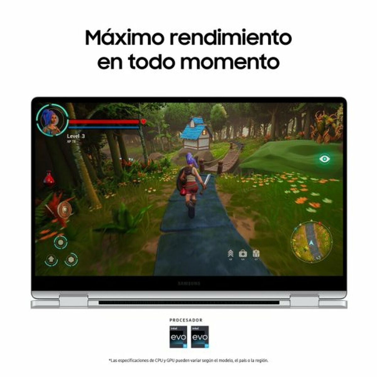 Bärbar dator Samsung Galaxy Book4 360 NP750QGK-KG2ES 15,6" Intel Core 7 150U 16 GB RAM 512 GB SSD - 3