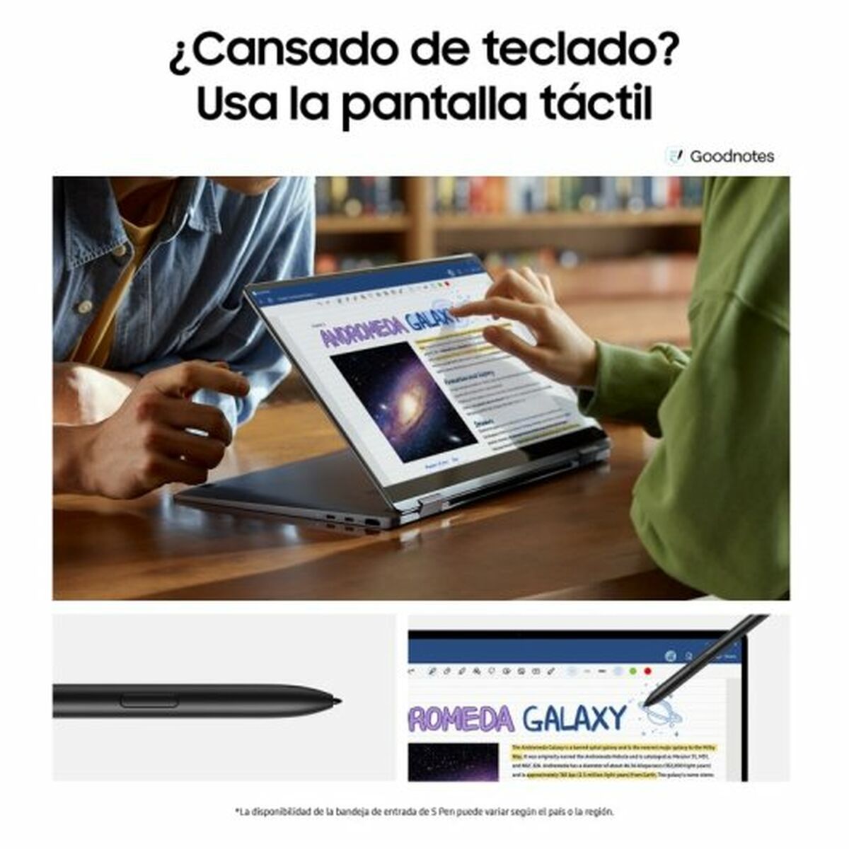 Bärbar dator Samsung Galaxy Book4 360 NP750QGK-KG2ES 15,6" Intel Core 7 150U 16 GB RAM 512 GB SSD - 5