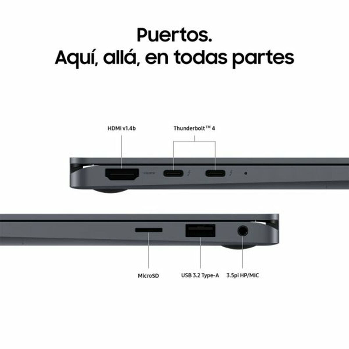 Bärbar dator Samsung Galaxy Book4 360 NP750QGK-KG2ES 15,6" Intel Core 7 150U 16 GB RAM 512 GB SSD - 6
