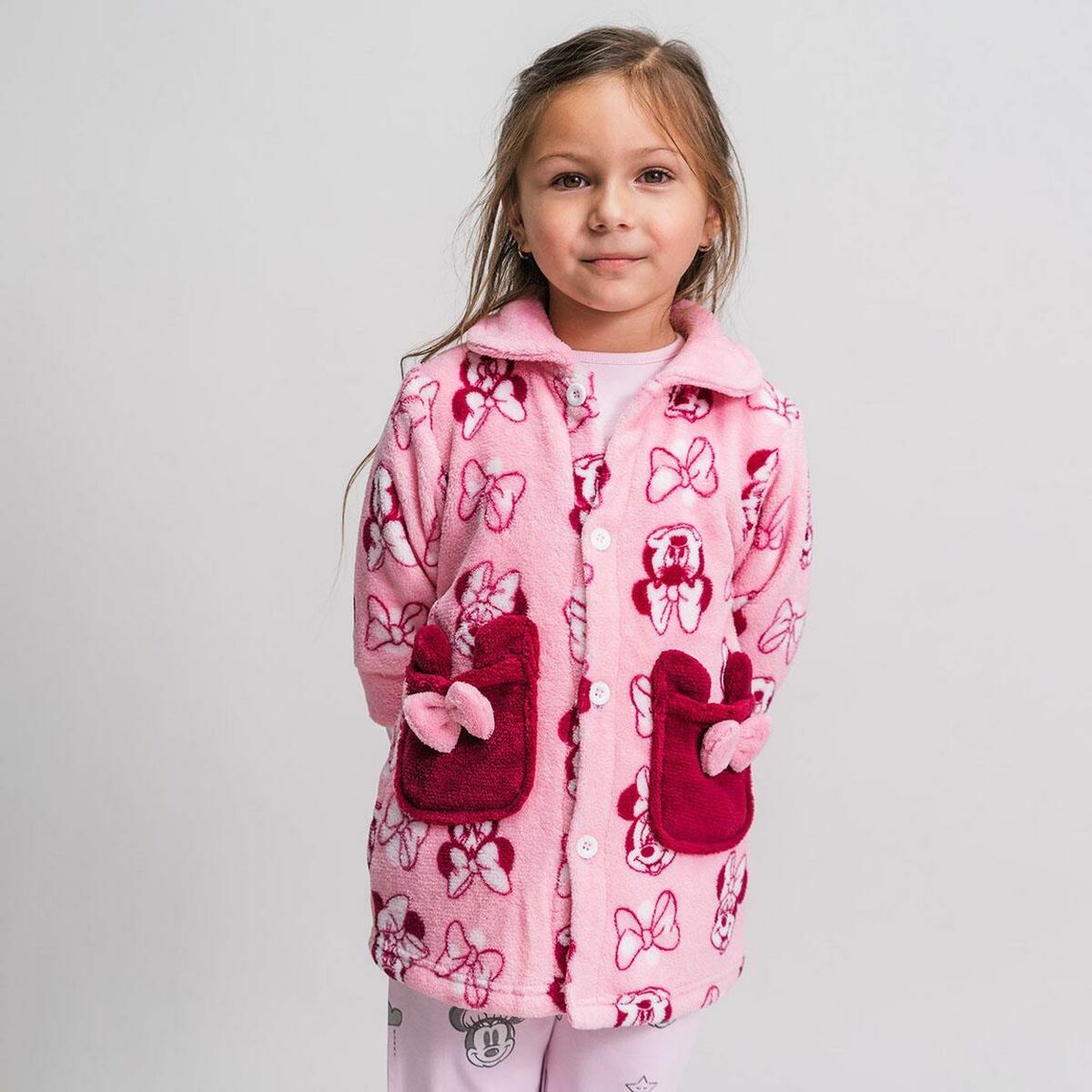 Badrock för barn Minnie Mouse Rosa - 5
