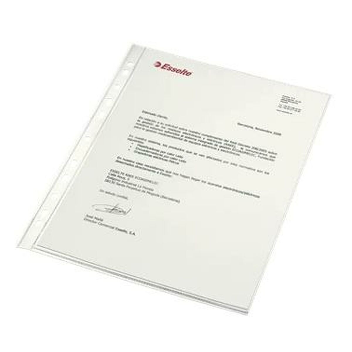 Väska Esselte Transparent A4 100 antal - 2