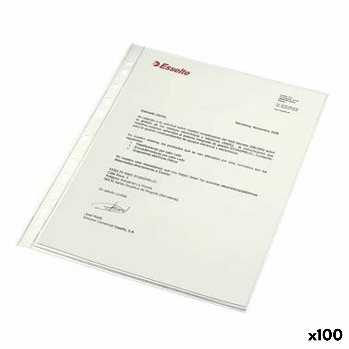 Väska Esselte Transparent A4 100 antal - 3