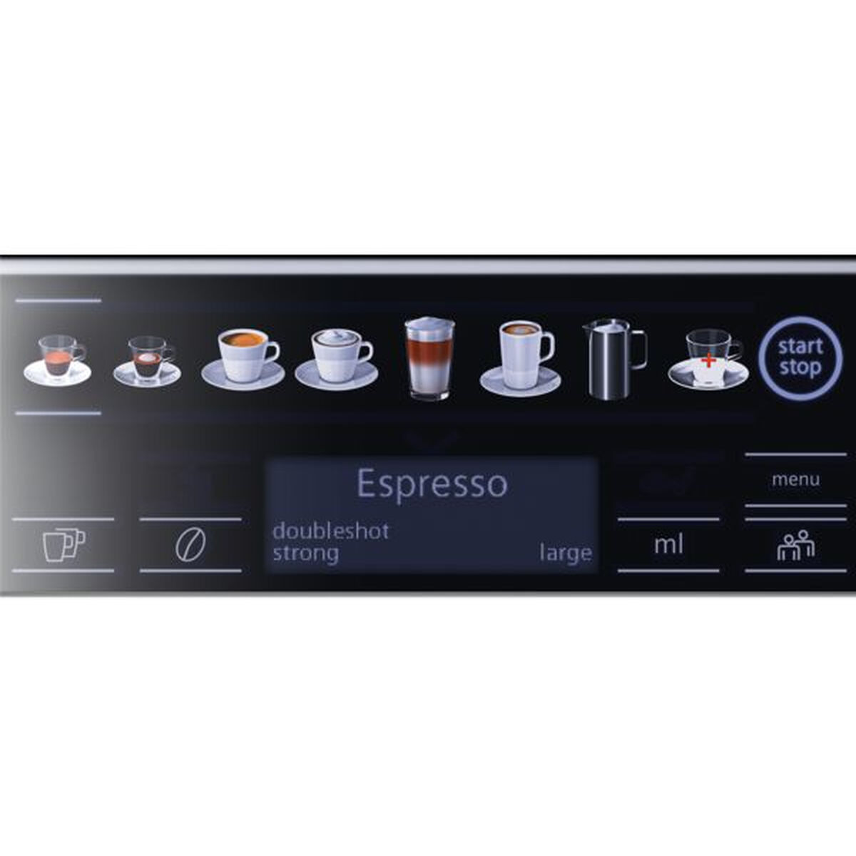 Superautomatisk kaffebryggare Siemens AG EQ.6 plus s500 Espresso Svart metallic 1500 W 19 bar 2 Csészék 1,7 L - 5