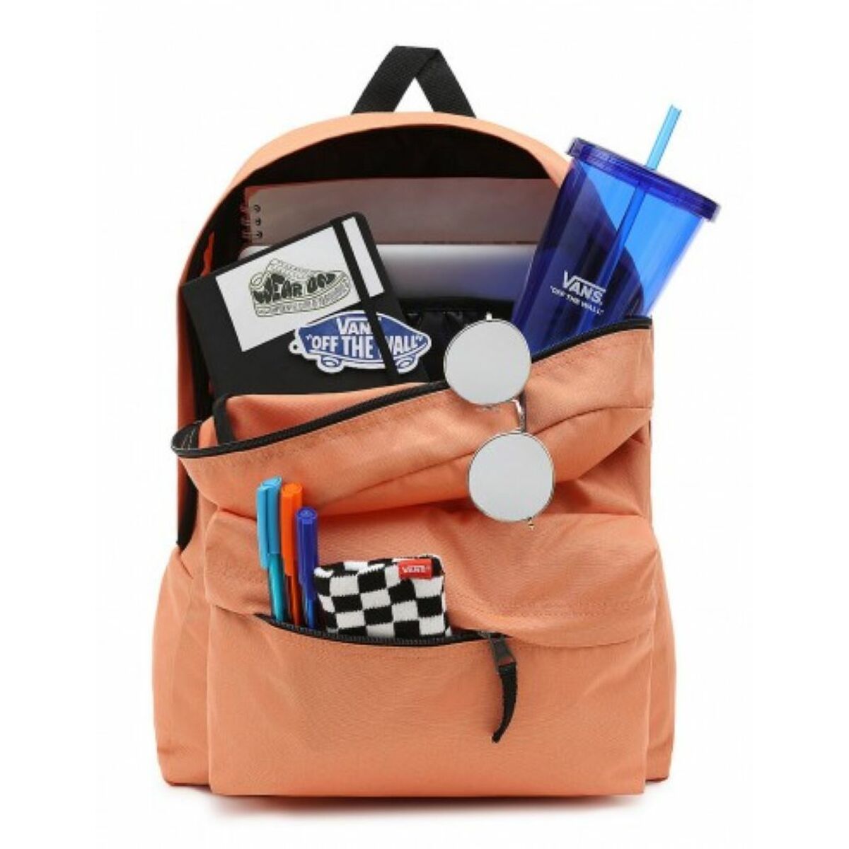 Skolryggsäck Vans Old Skool Classic Backpack VN000H4YVVL1 Orange - 3
