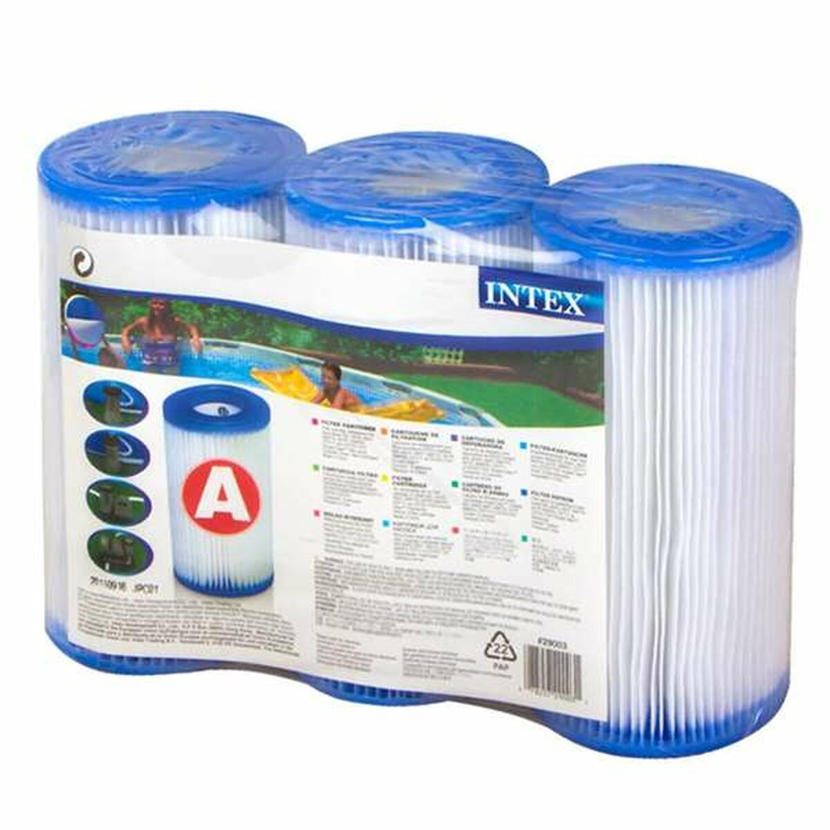 Behandlingsfilter Intex Typ A 6 antal - 2