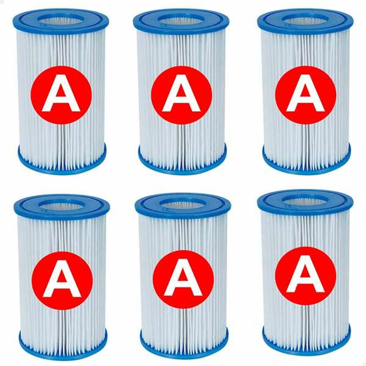 Behandlingsfilter Intex Typ A 6 antal