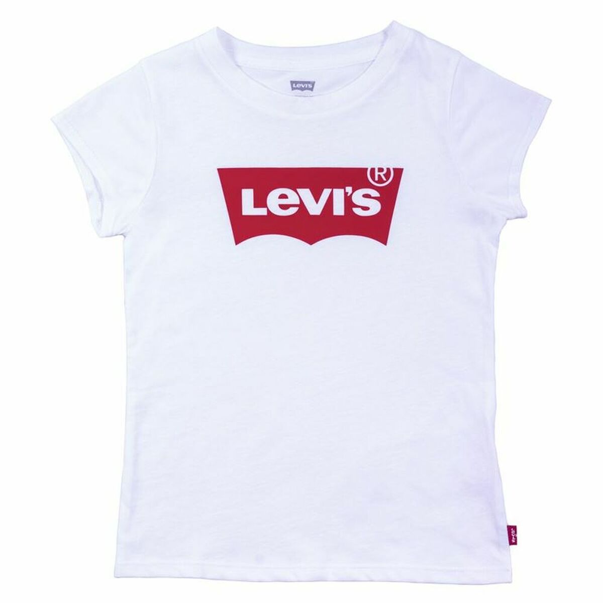 Barn T-shirt med kortärm Levi's Batwing B Vit - 2
