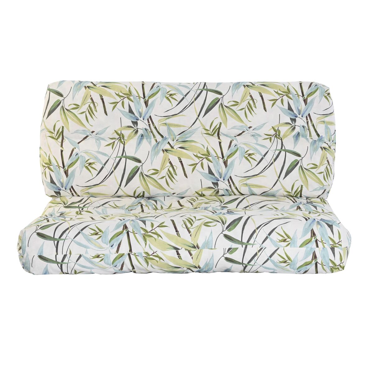 Kudde DKD Home Decor Golv Grön Bambu Aluminium 120 x 80 x 16 cm - 6