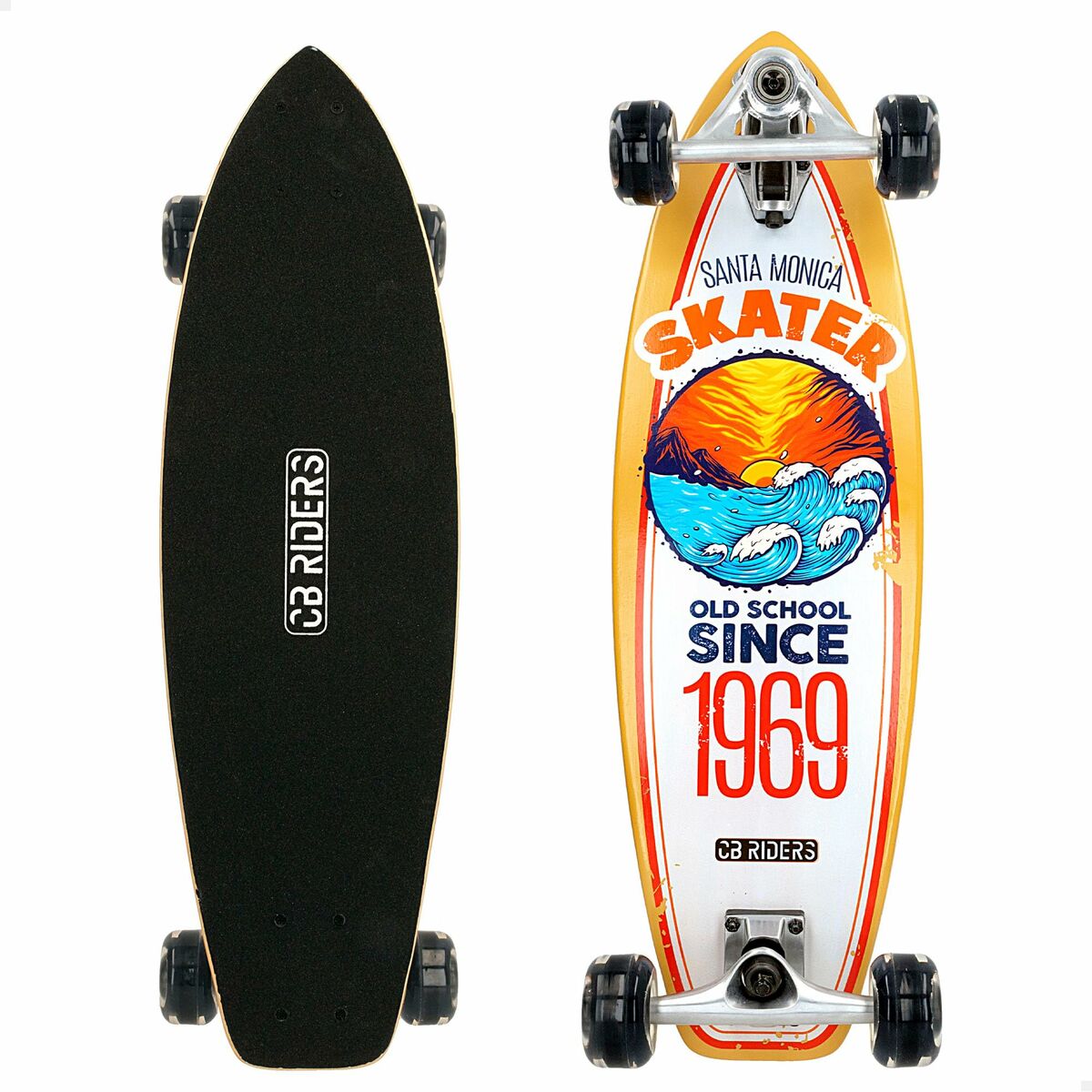Skateboard Colorbaby Santa Monica Skater Trä 74 x 22 cm