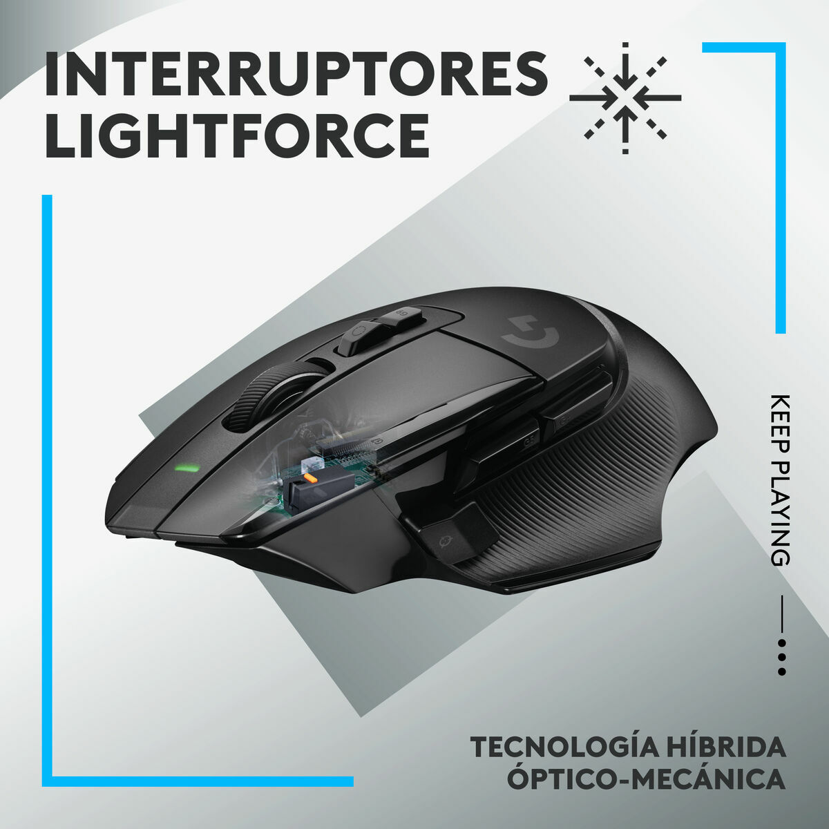 Mus Logitech G502 X Lightspeed - 4