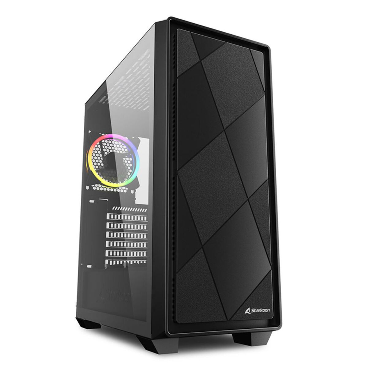 ATX Semitorn Sharkoon VS8 RGB Svart - 2