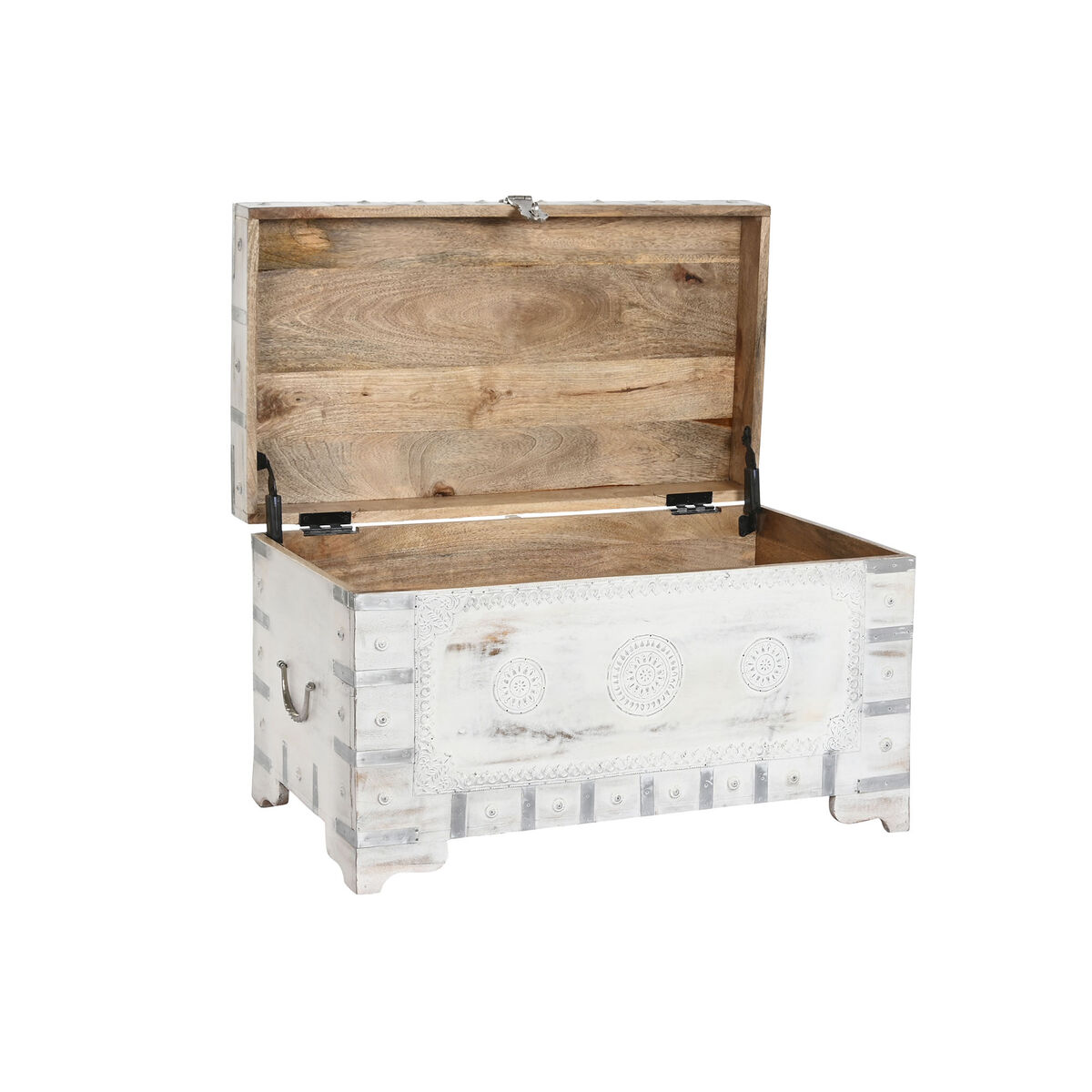 Koffert DKD Home Decor Mangoträ 78,7 x 43 x 45,7 cm - 4