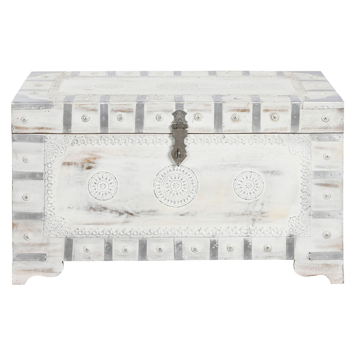 Koffert DKD Home Decor Mangoträ 78,7 x 43 x 45,7 cm - 6