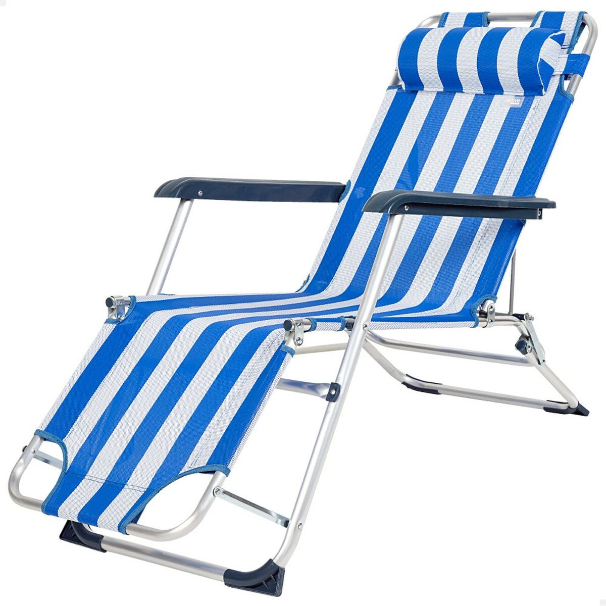 Lutbar vilstol Aktive Randig 153 x 33 x 47 cm - 7