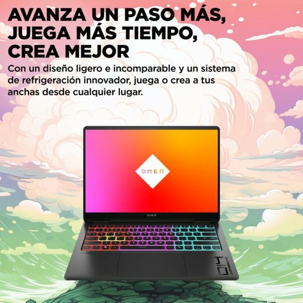 Bärbar dator HP OMEN Transcend 14-fb0000ns 14" Intel Evo Core Ultra 7 155H 16 GB RAM 1 TB SSD Nvidia Geforce RTX 4060 - 5