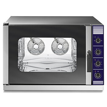Elektrisk combi steamer, mekanisk kontroll, 4x 60x40 eller GN 1/1