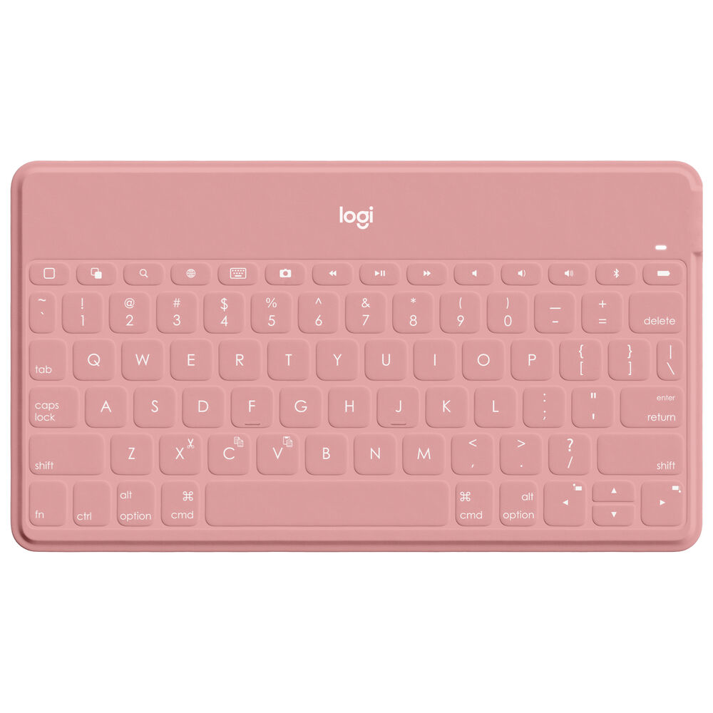 Tangentbord Logitech Keys-To-Go Rosa Qwerty Spanska