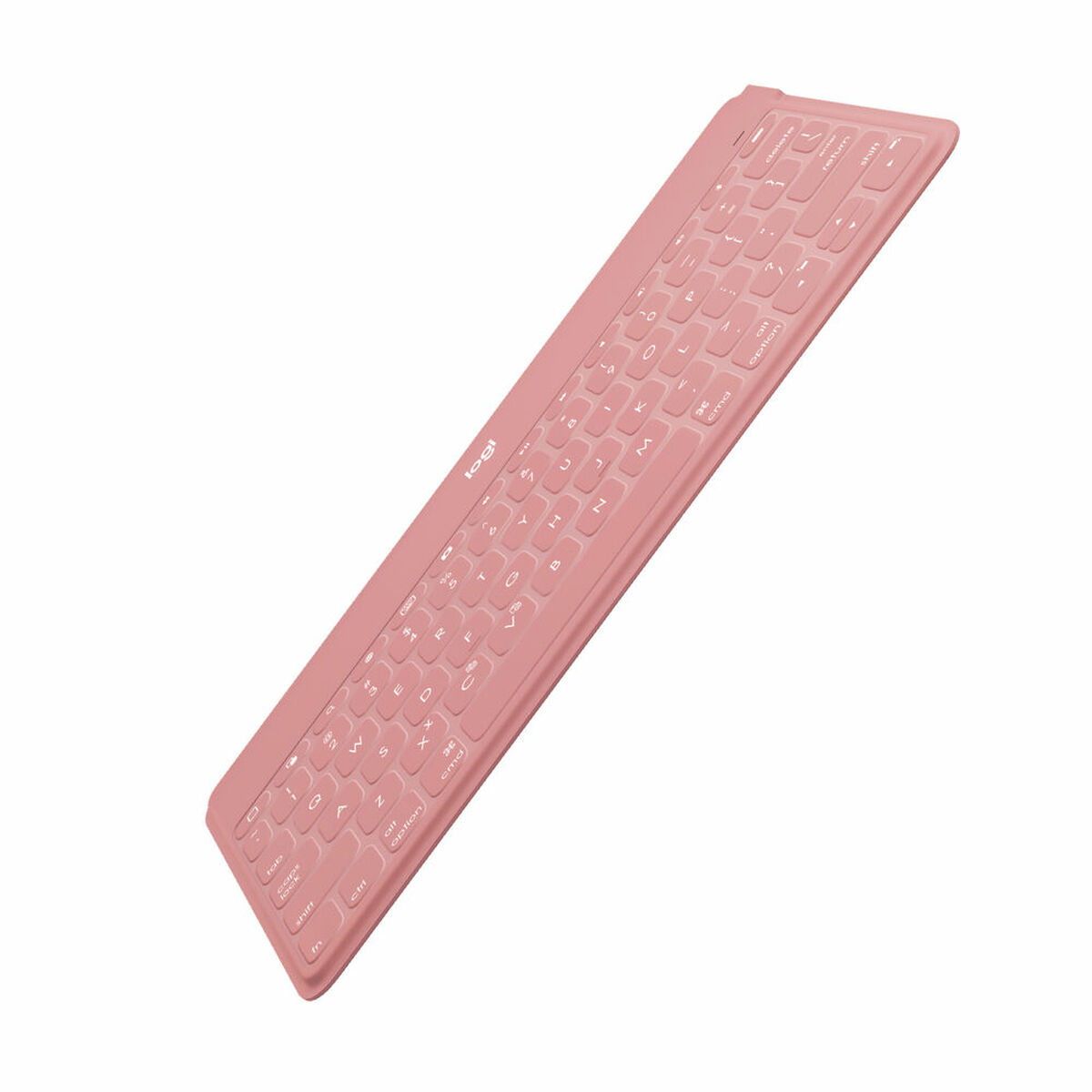 Tangentbord Logitech Keys-To-Go Rosa Qwerty Spanska - 11