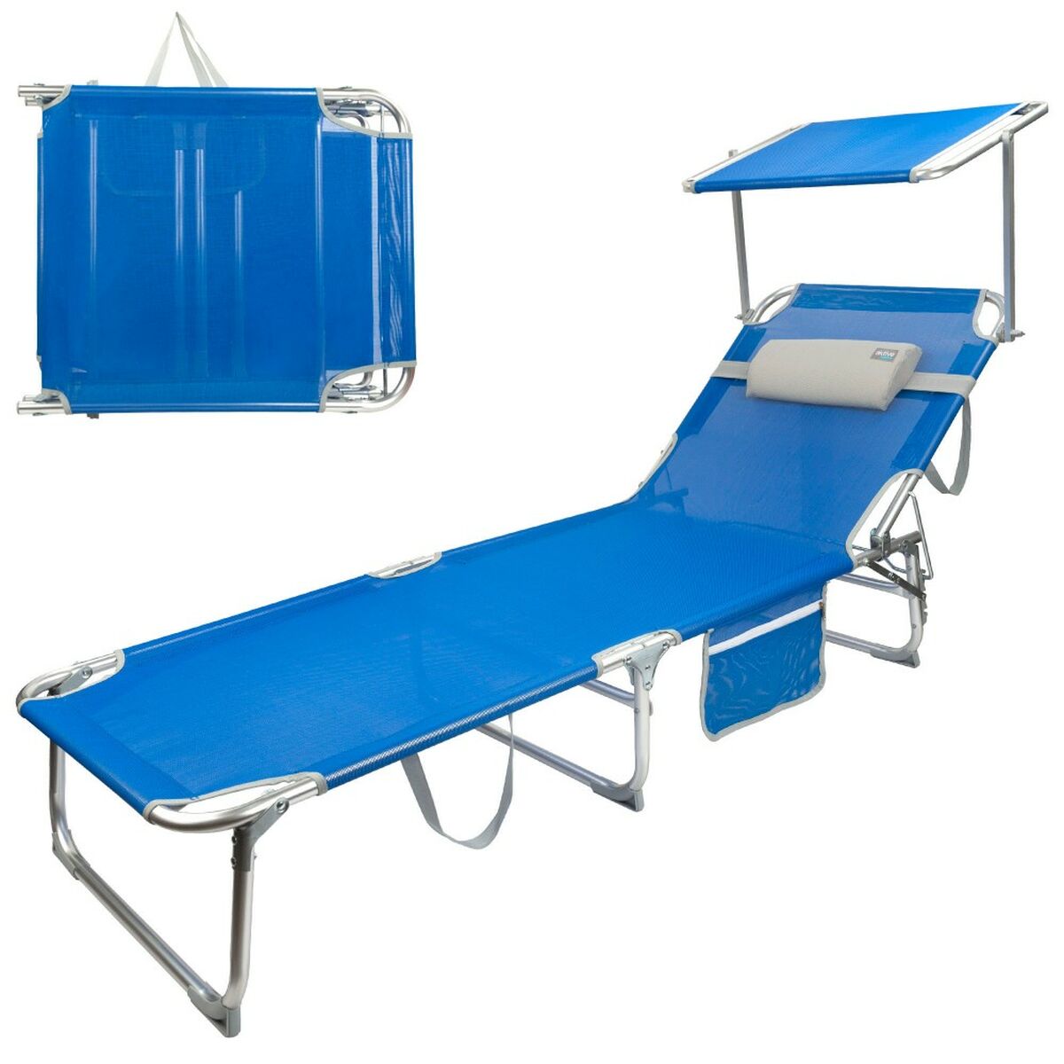 Strandsolstol Aktive 188 x 30 x 58 cm - 2