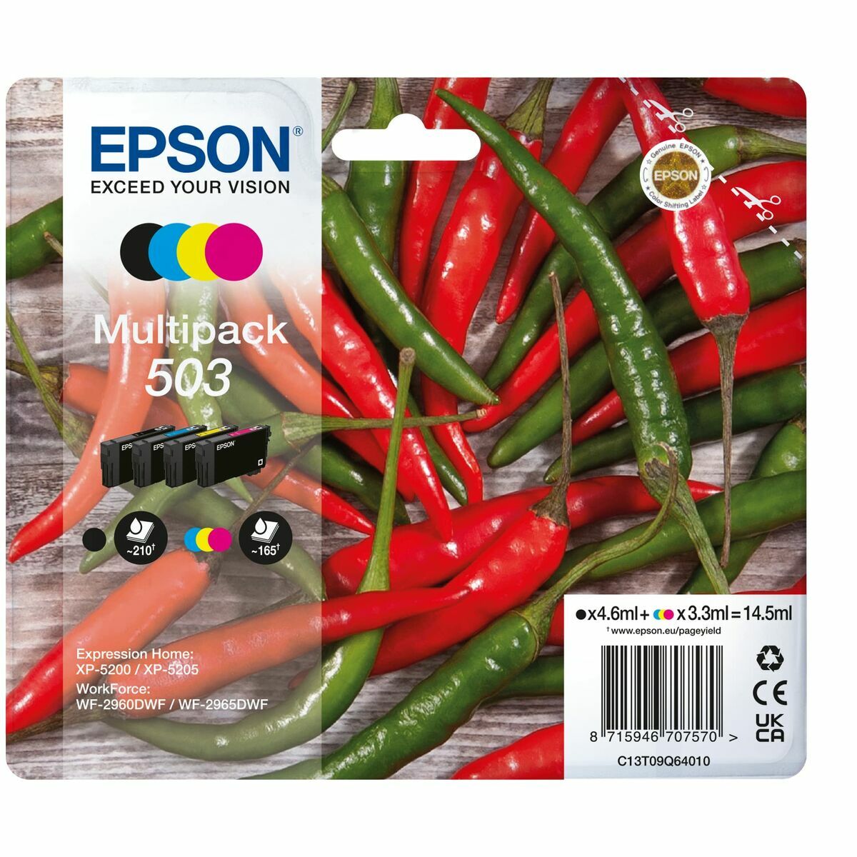 Original Bläckpatron Epson Multicolour - 2