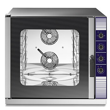 Elektrisk combi steamer, mekanisk kontroll, 6x 60x40 eller GN 1/1