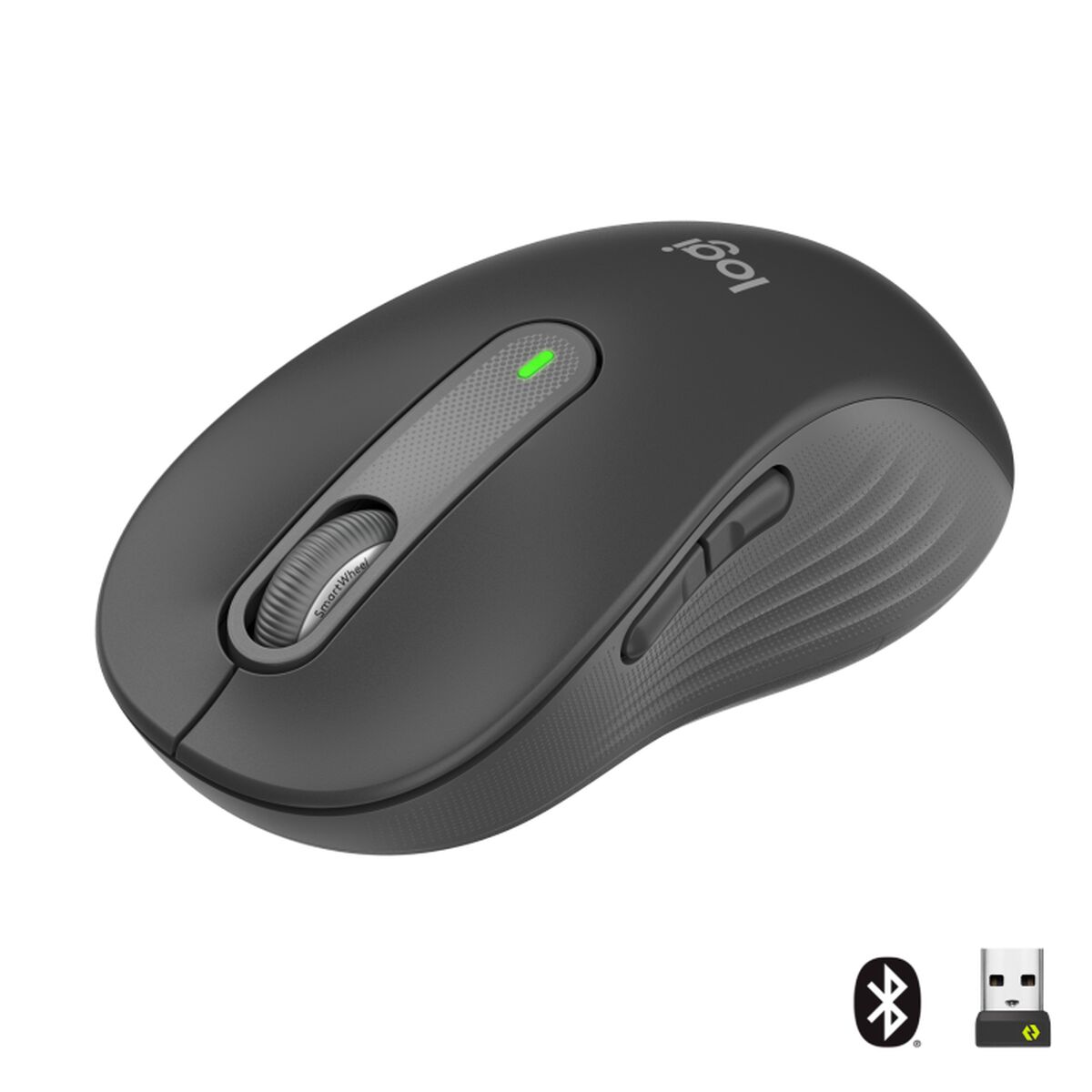 Trådlös Mus Logitech Signature M650 Grafit 2000 dpi Bluetooth (1 antal)