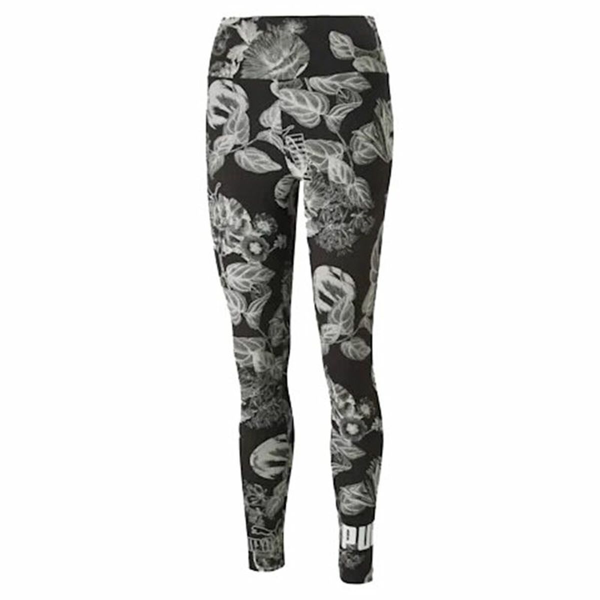 Sport-leggings, Dam Puma Frozen Flower Svart - 4