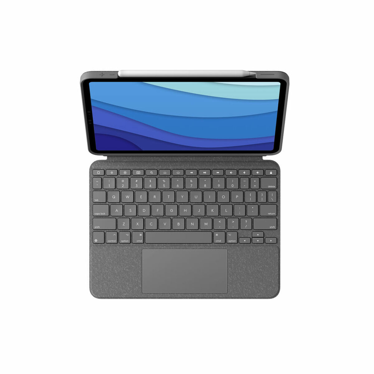 Fodral för iPad + Tangentbord Logitech iPad Pro 11 | iPad Pro 2020 11 Grå Qwerty Spanska QWERTY - 4