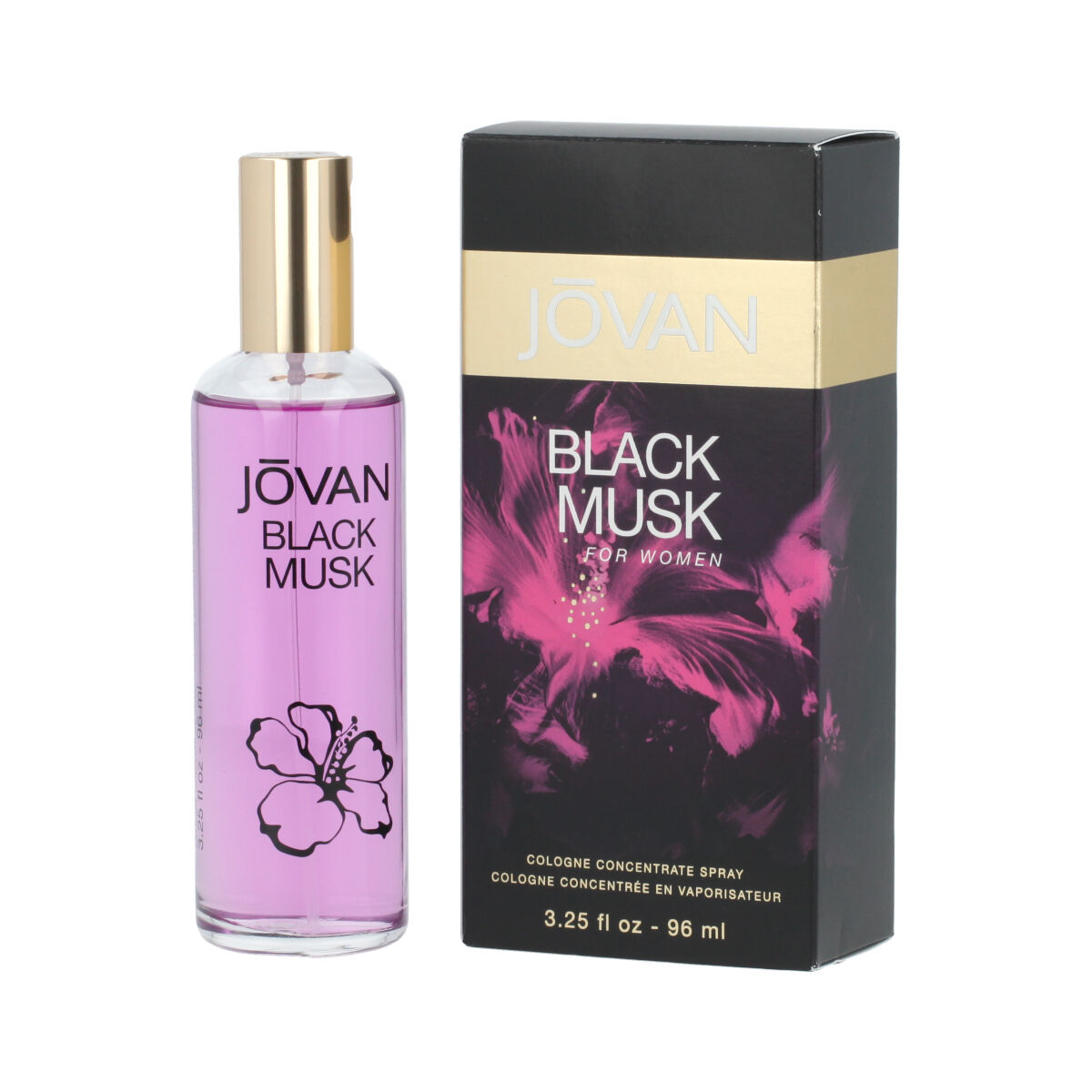 Parfym Damer Jovan EDC Musk Black 96 ml