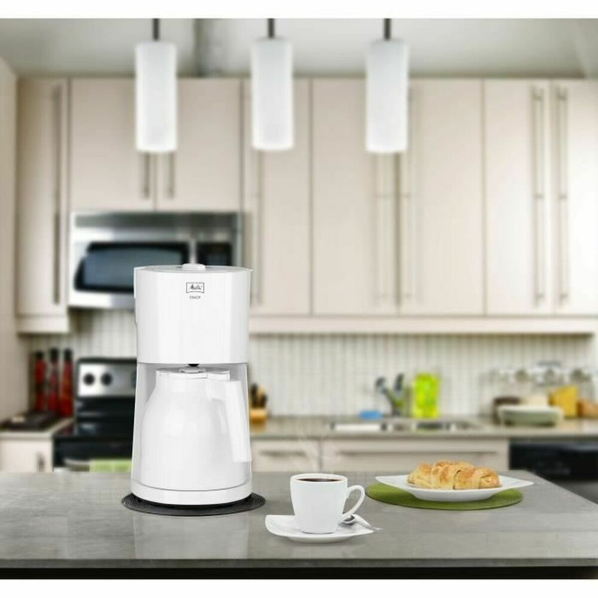 Kaffebryggare Melitta ENJOY II THERM WHITE 1000 W Vit 1000 W 1 kg 8 Csészék - 2
