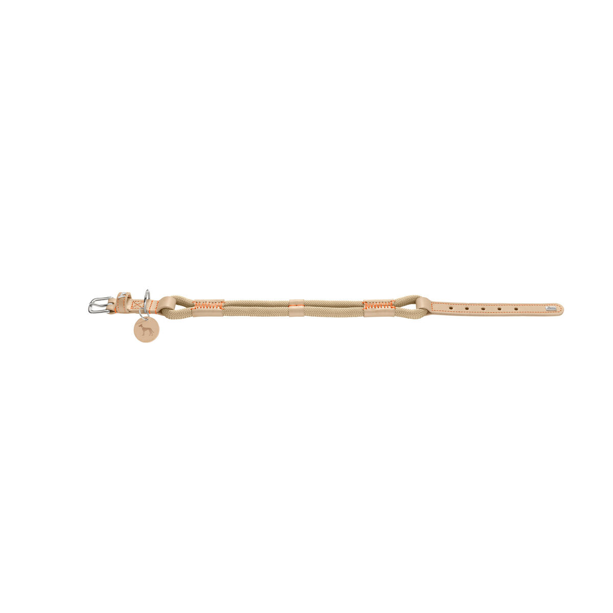 Hundhalsband Hunter Malia Beige L 50-59 cm - 6