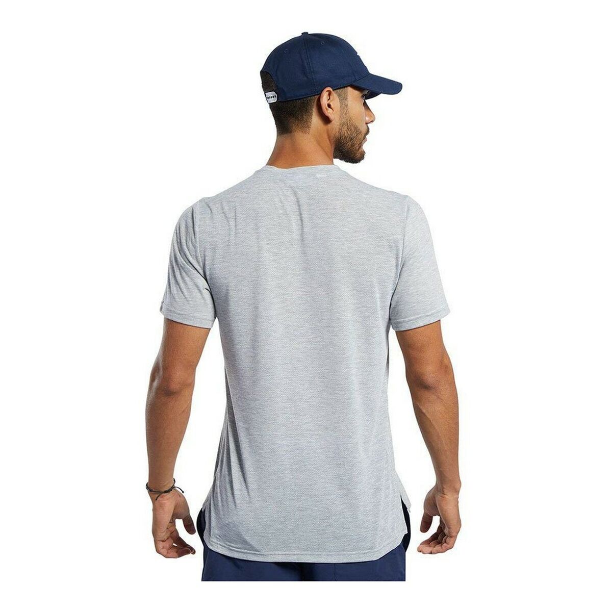 T-shirt med kortärm Herr Reebok Workout Ready Supremium Grå - 20
