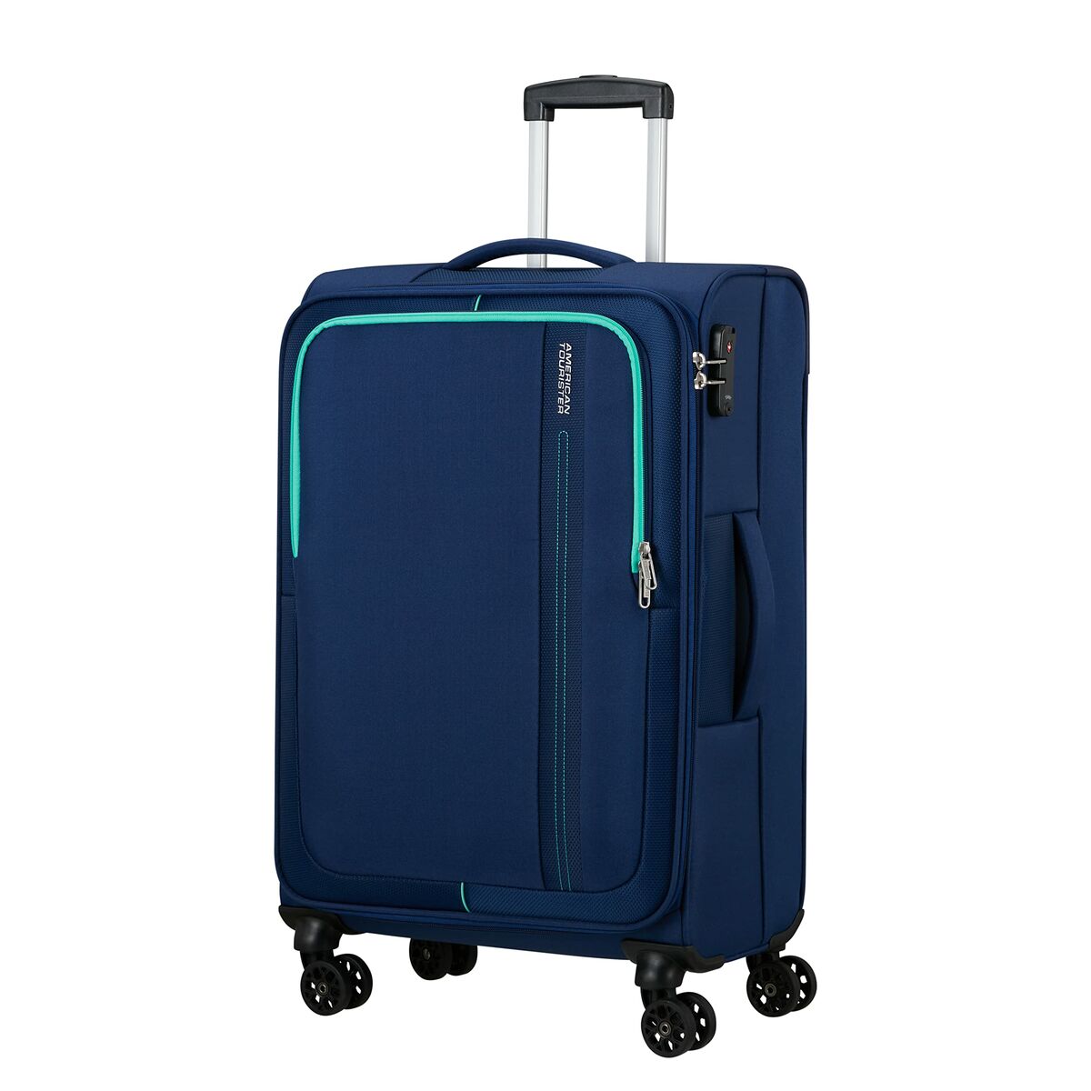 Kabinväska American Tourister 146675-6636 Blå 61 L 68 x 43 x 25 cm - 3