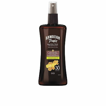 Solskyddsolja Hawaiian Tropic Coconut Argan Spf 30 200 ml Kokosnöt Argan