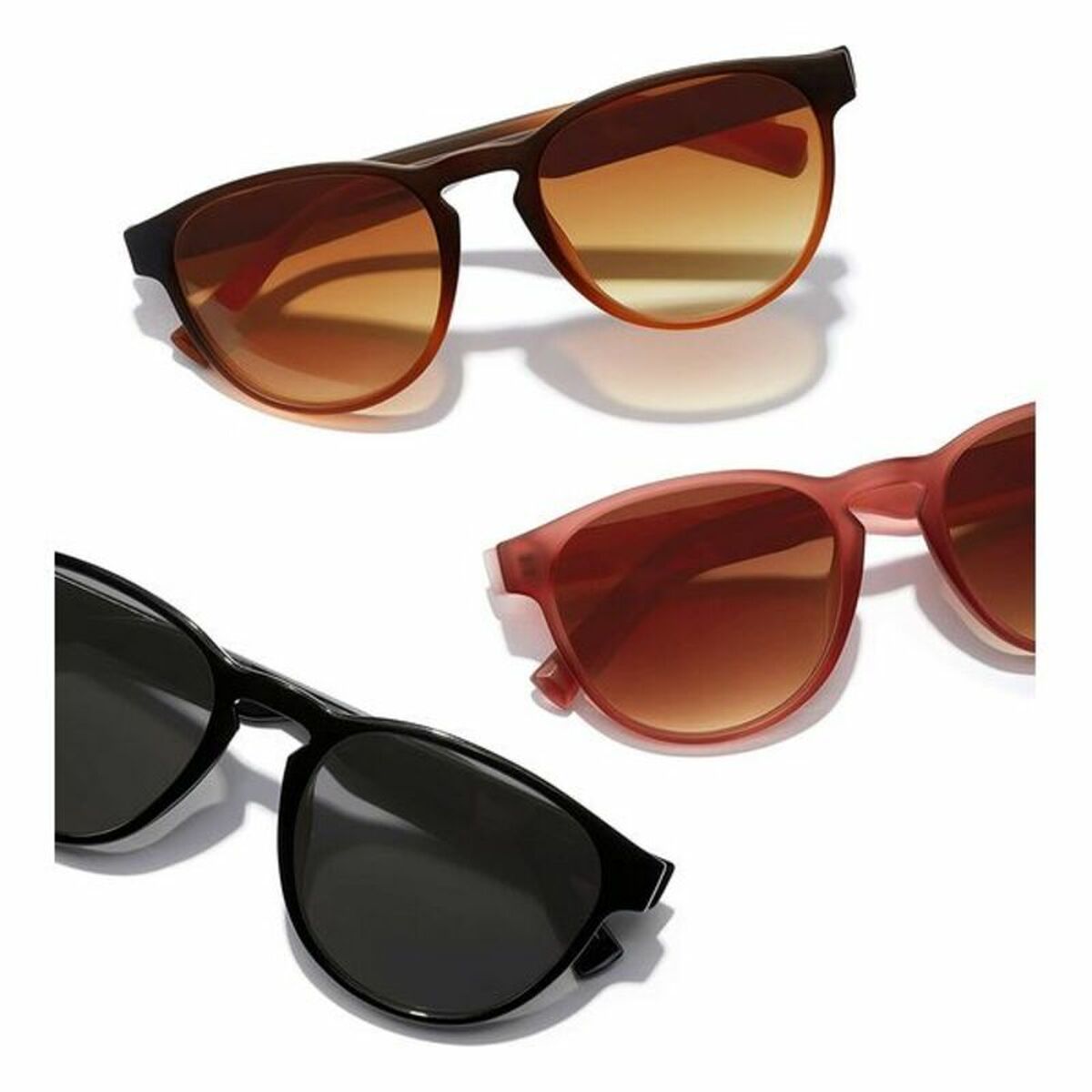 Unisexsolglasögon Crush Rose Gold Hawkers Ø 145 mm - 5