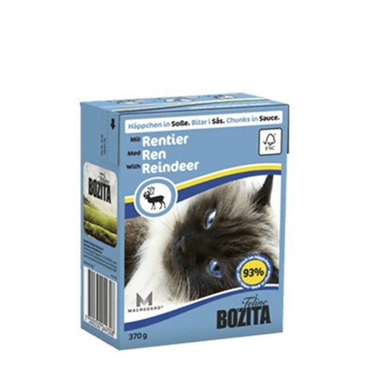 Kattmat Bozita 4930 Ren 370 g - 2