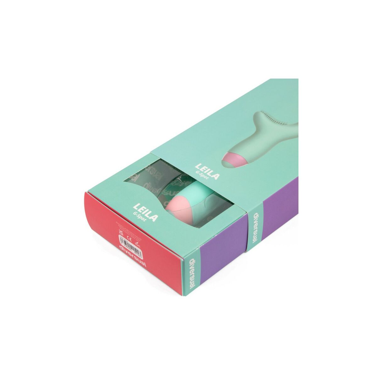 Dubbelvibrator Dual Stimulation Vibe Diversual Ljusgrön - 6