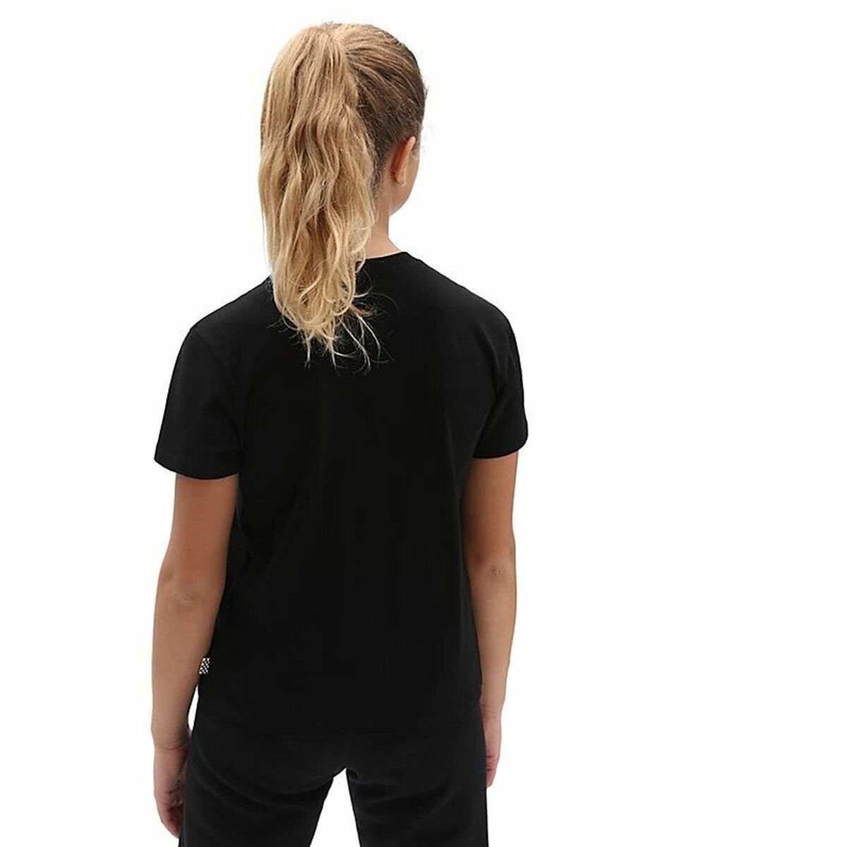 Barn T-shirt med kortärm Vans Flying V Svart - 6
