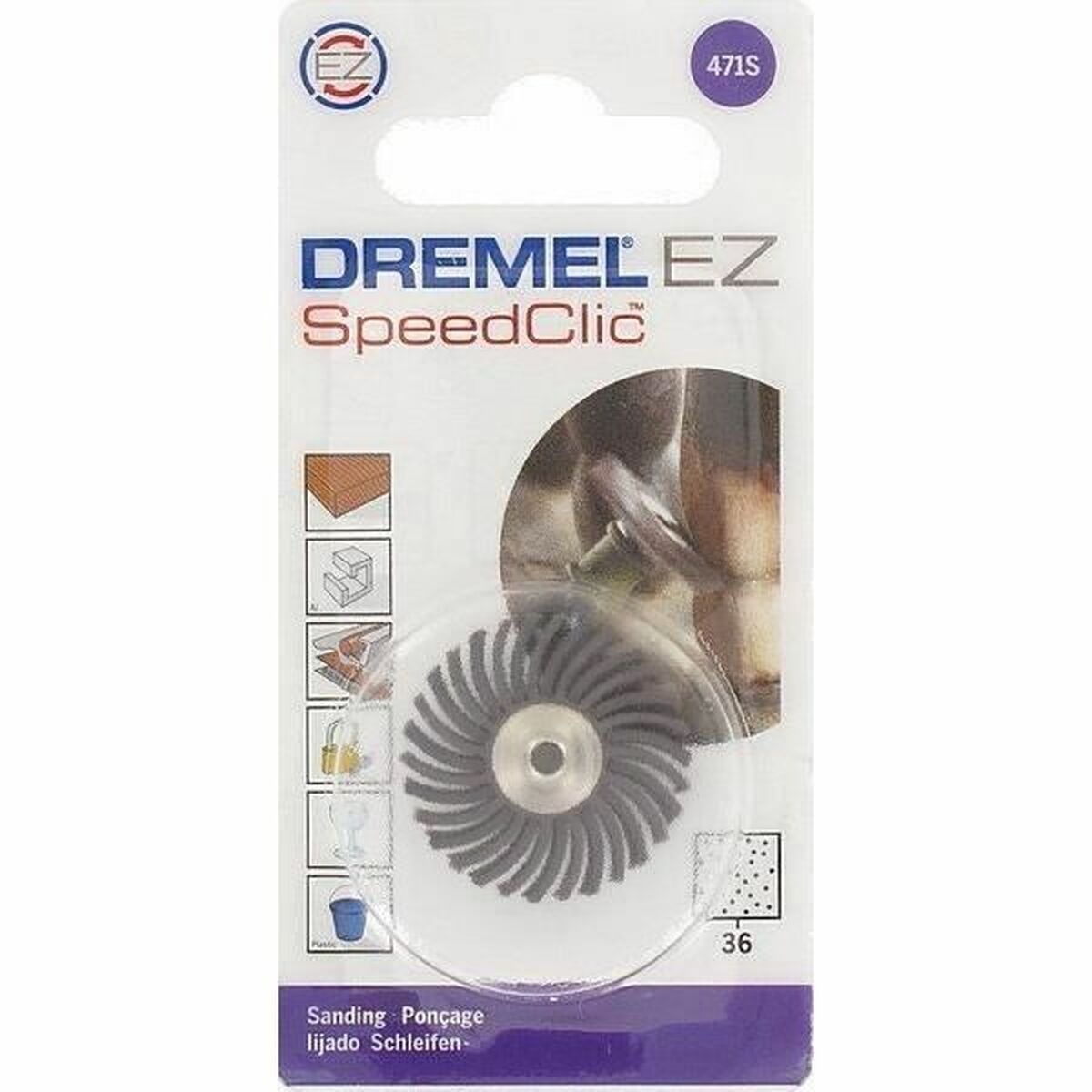 Abrasive Brush Dremel S471 Ø 25 mm 36 g - 7