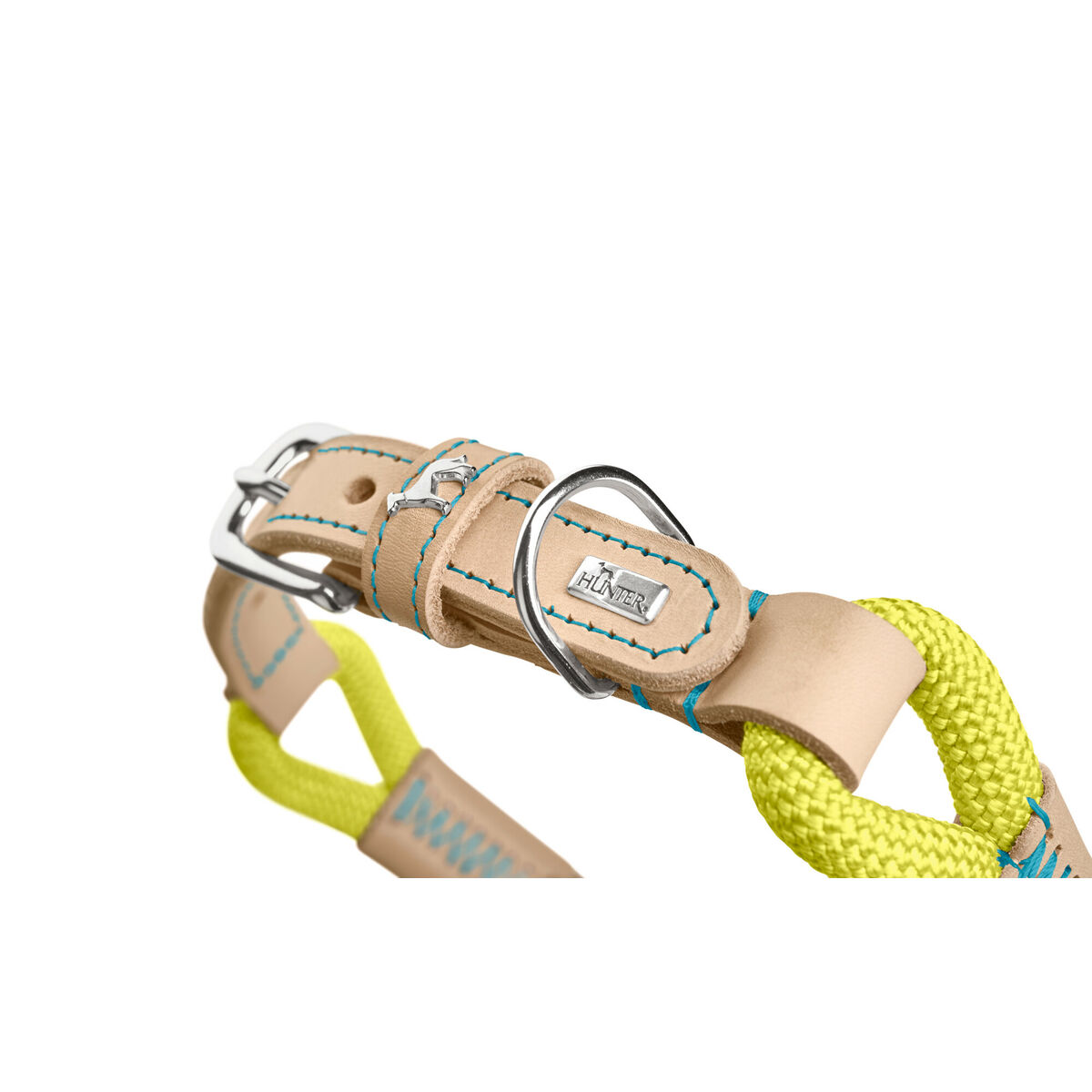 Hundhalsband Hunter Malia Lime M/L 45-54 cm - 4