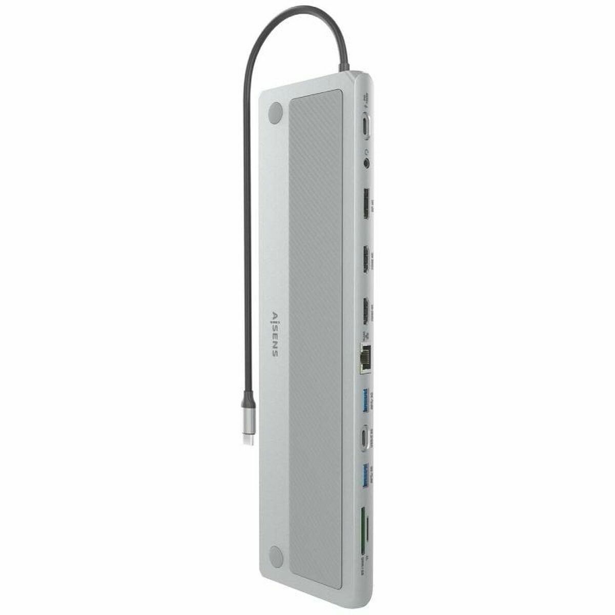 USB-HUB Aisens ASUC-12P020-GR Grå 100 W 50 W - 3