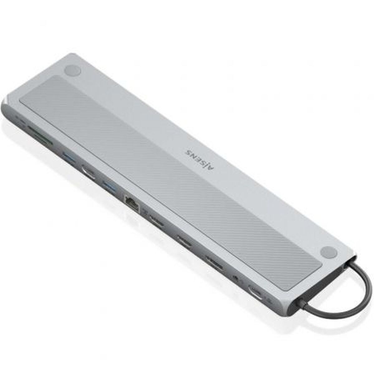 USB-HUB Aisens ASUC-12P020-GR Grå 100 W 50 W