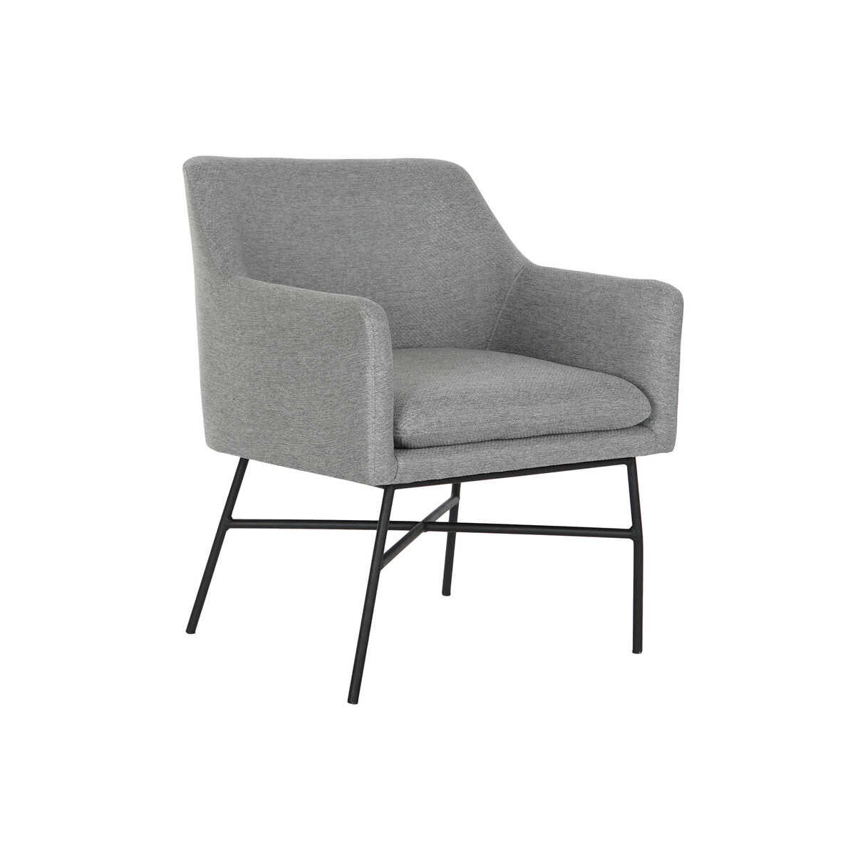 Stol DKD Home Decor Grå 59,5 x 60,5 x 78 cm