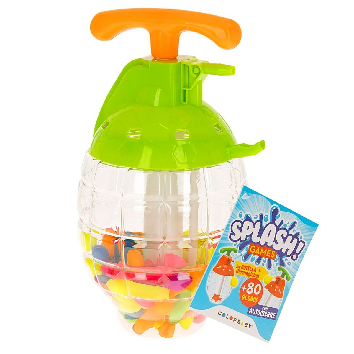Vattenballonger med pump Colorbaby Splash Självslocknande 6 antal - 2