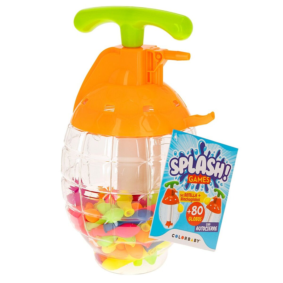 Vattenballonger med pump Colorbaby Splash Självslocknande 6 antal - 4